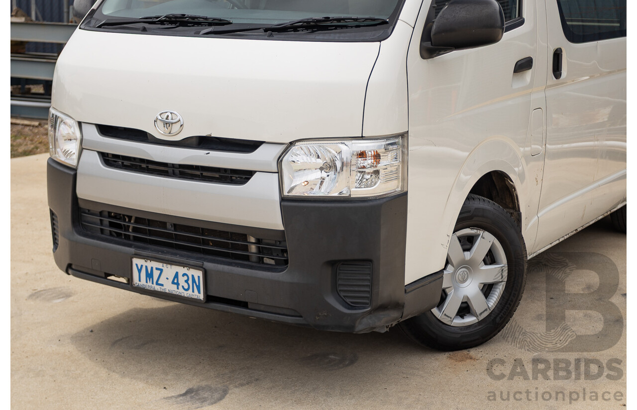 03/2016 Toyota Hiace LWB KDH201R MY16 4d Van Turbo Diesel 3.0L