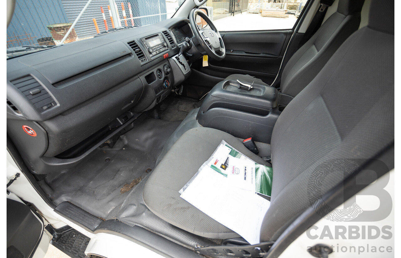 03/2016 Toyota Hiace LWB KDH201R MY16 4d Van Turbo Diesel 3.0L