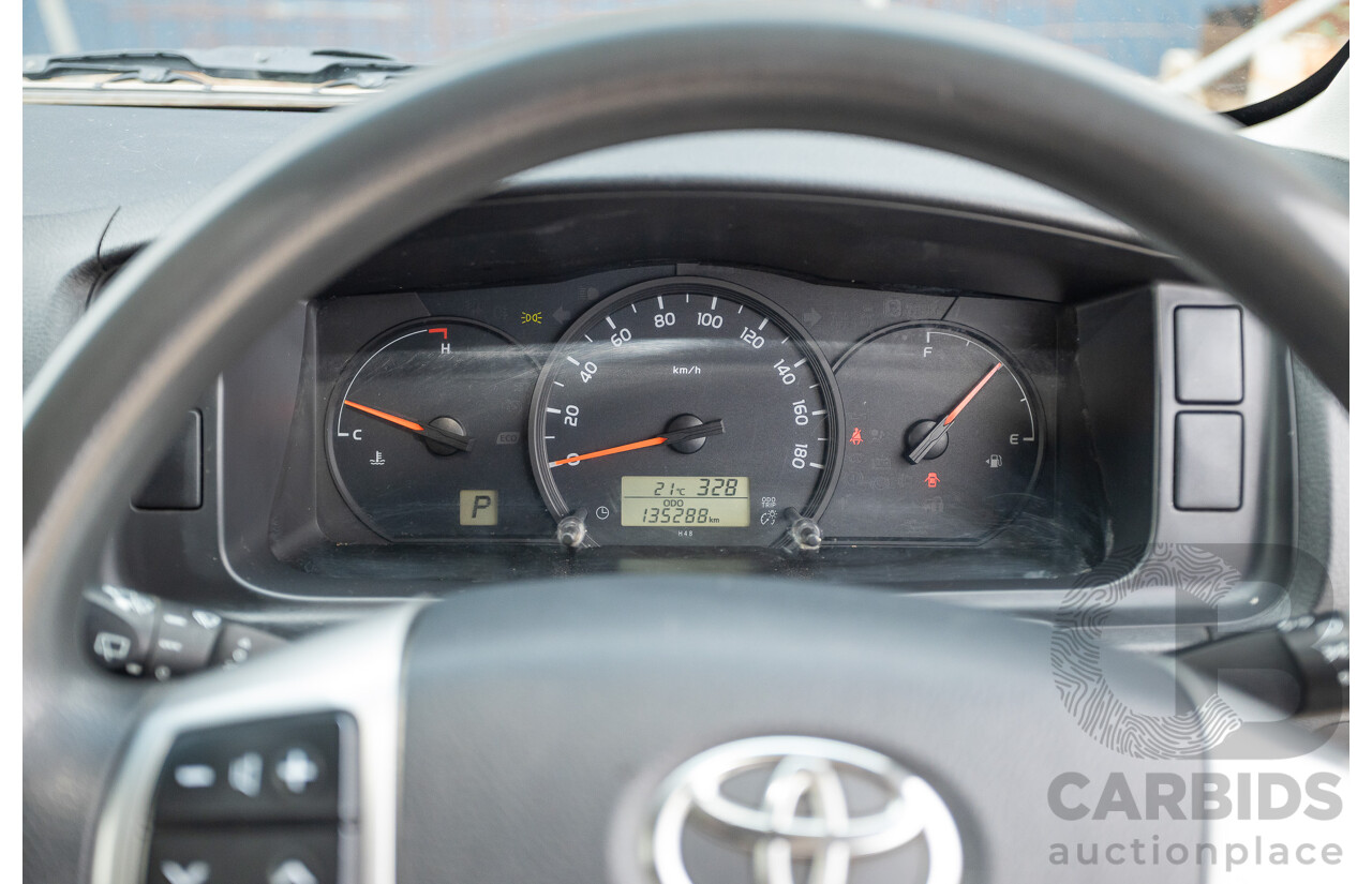 03/2016 Toyota Hiace LWB KDH201R MY16 4d Van Turbo Diesel 3.0L