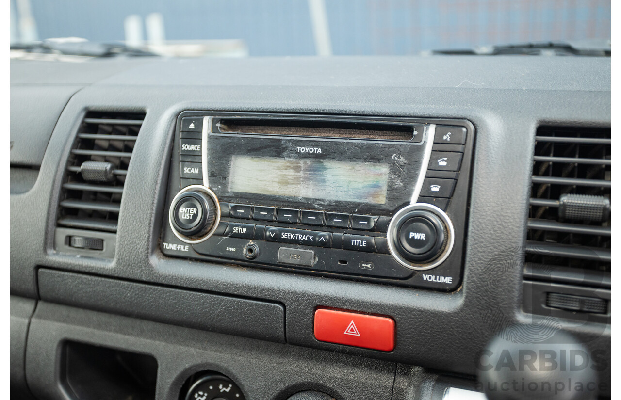 03/2016 Toyota Hiace LWB KDH201R MY16 4d Van Turbo Diesel 3.0L