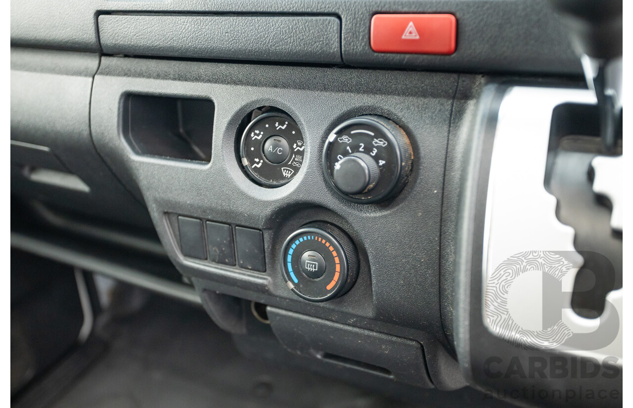 03/2016 Toyota Hiace LWB KDH201R MY16 4d Van Turbo Diesel 3.0L