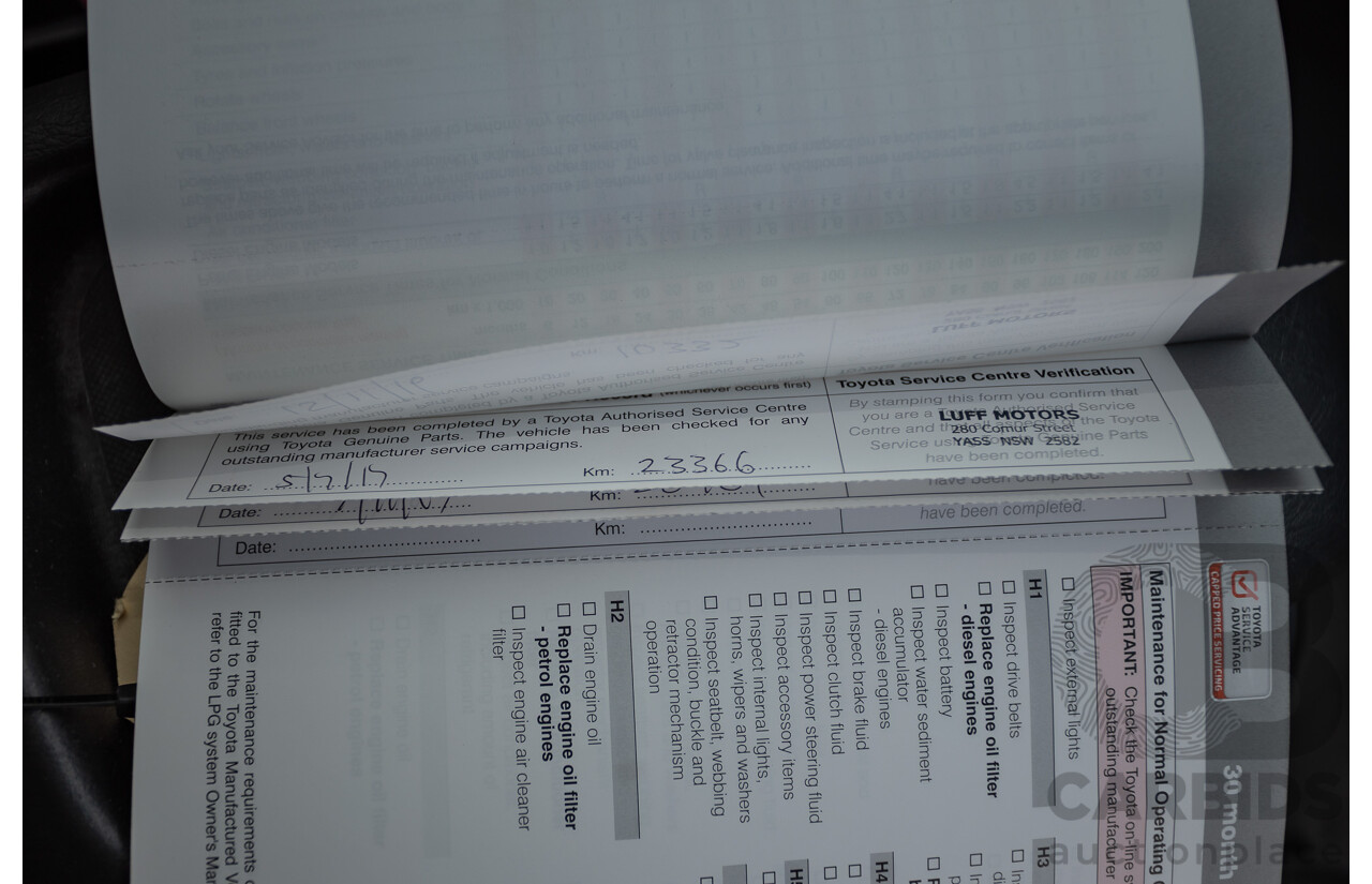 03/2016 Toyota Hiace LWB KDH201R MY16 4d Van Turbo Diesel 3.0L