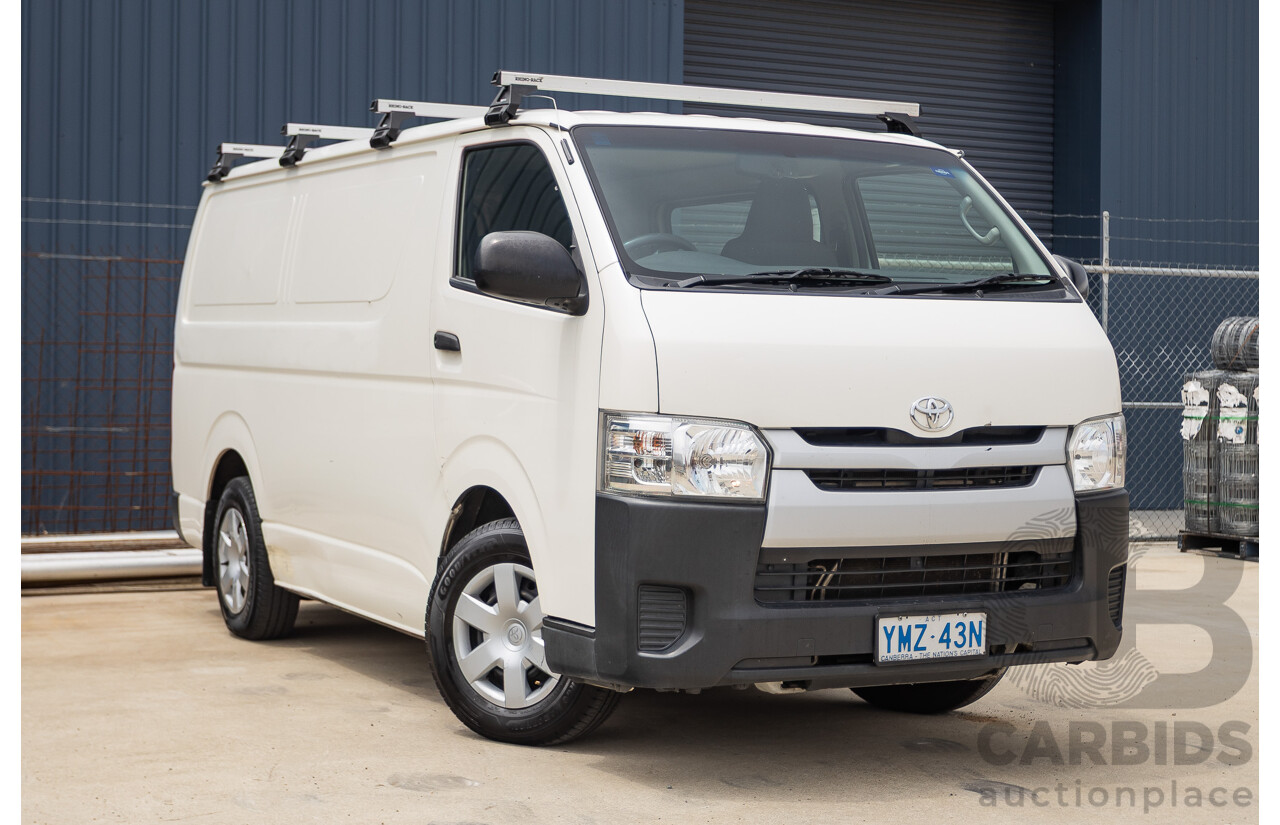 03/2016 Toyota Hiace LWB KDH201R MY16 4d Van Turbo Diesel 3.0L
