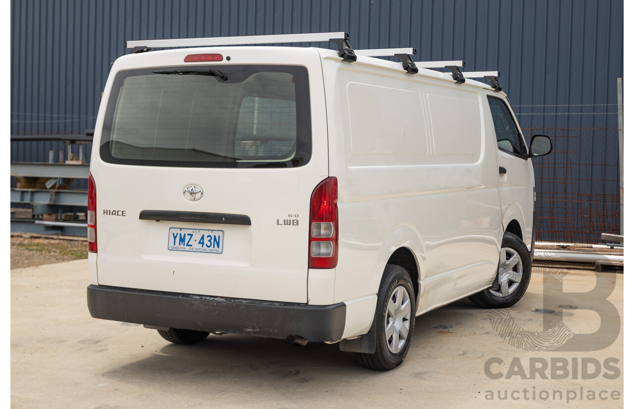 03/2016 Toyota Hiace LWB KDH201R MY16 4d Van Turbo Diesel 3.0L