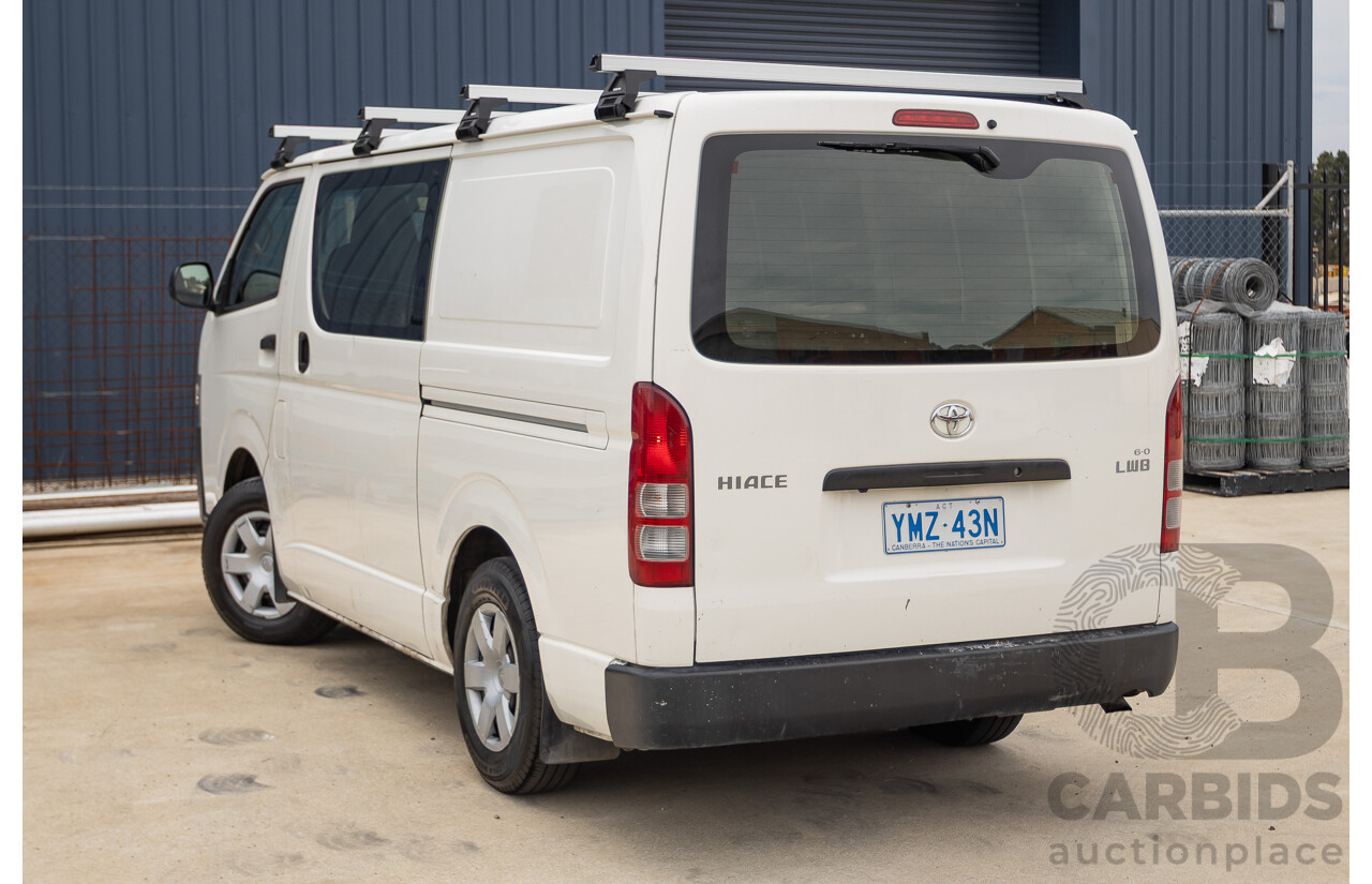 03/2016 Toyota Hiace LWB KDH201R MY16 4d Van Turbo Diesel 3.0L