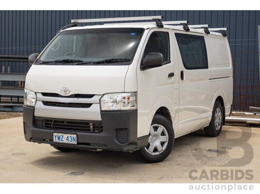 03/2016 Toyota Hiace LWB KDH201R MY16 4d Van Turbo Diesel 3.0L