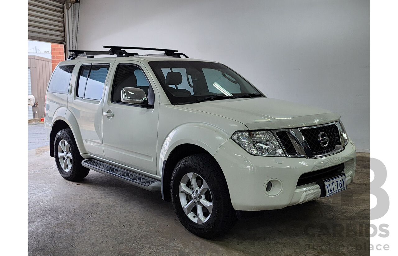 5/2012 Nissan Pathfinder Ti (4x4) R51 SERIES 4 4d Wagon White 2.5L