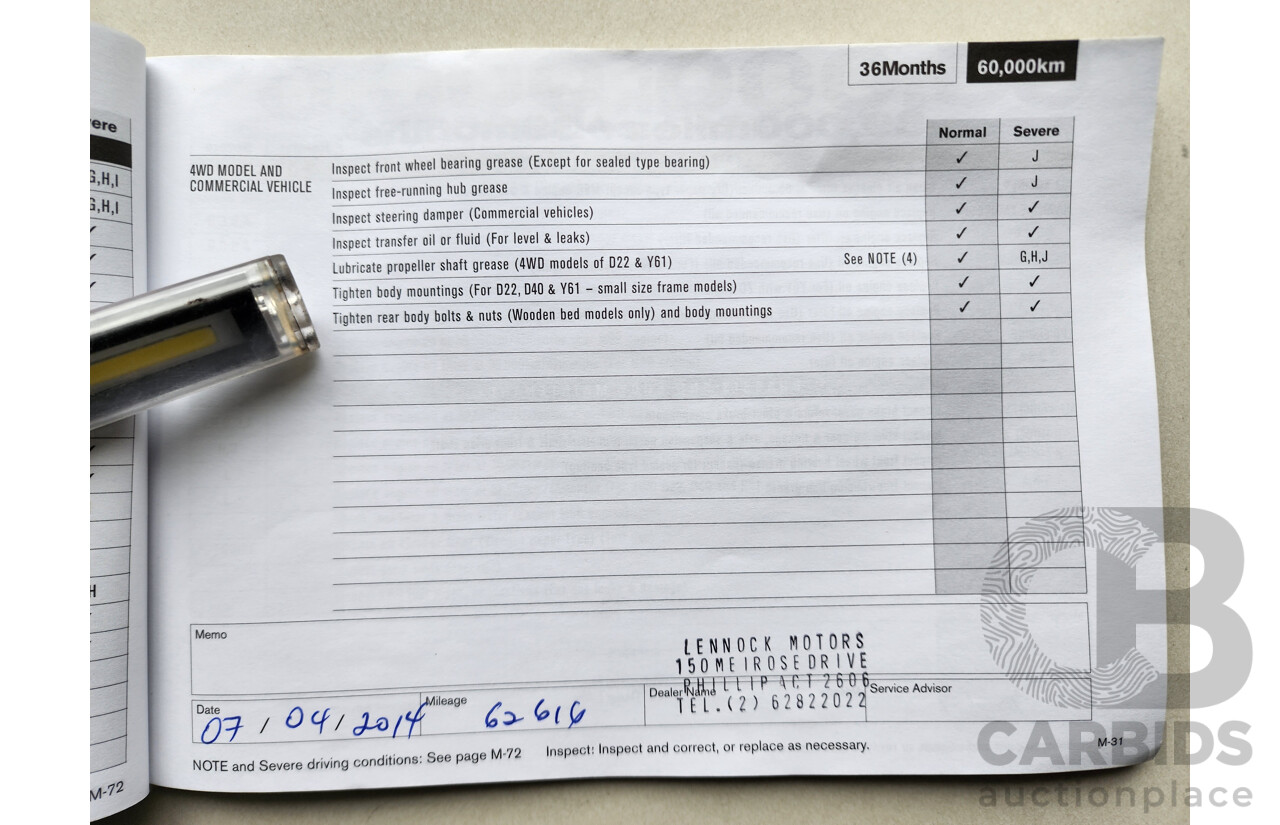 5/2012 Nissan Pathfinder Ti (4x4) R51 SERIES 4 4d Wagon White 2.5L