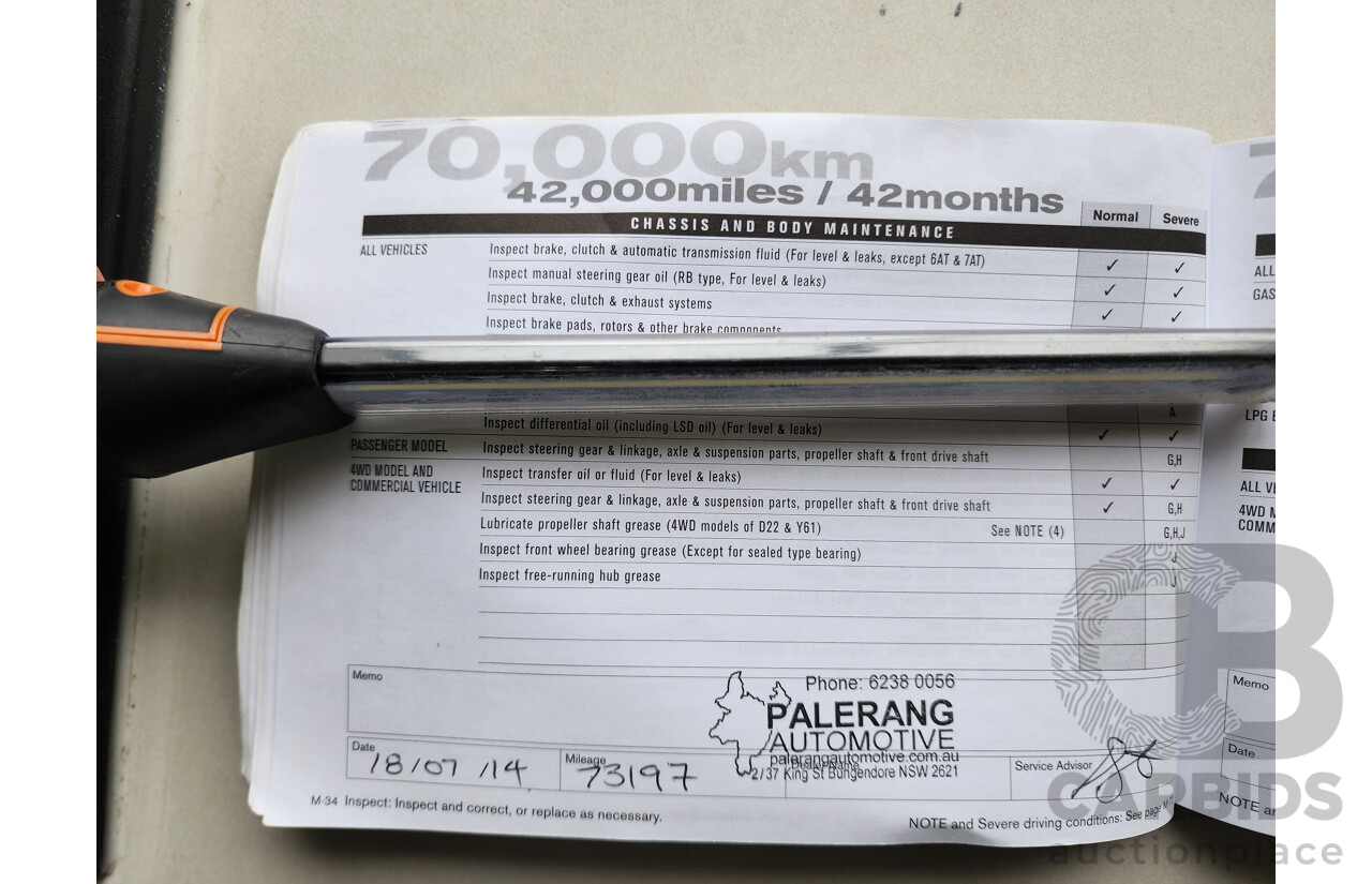 5/2012 Nissan Pathfinder Ti (4x4) R51 SERIES 4 4d Wagon White 2.5L