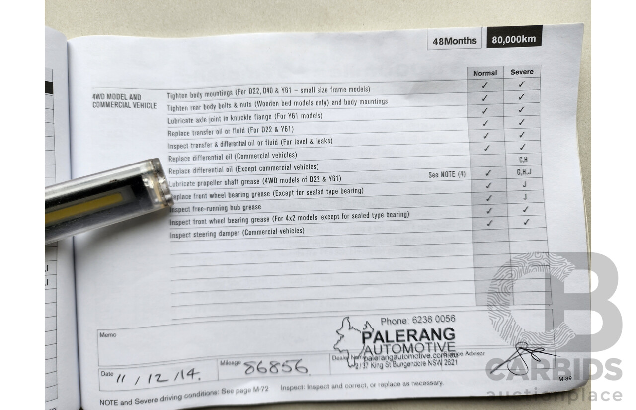 5/2012 Nissan Pathfinder Ti (4x4) R51 SERIES 4 4d Wagon White 2.5L