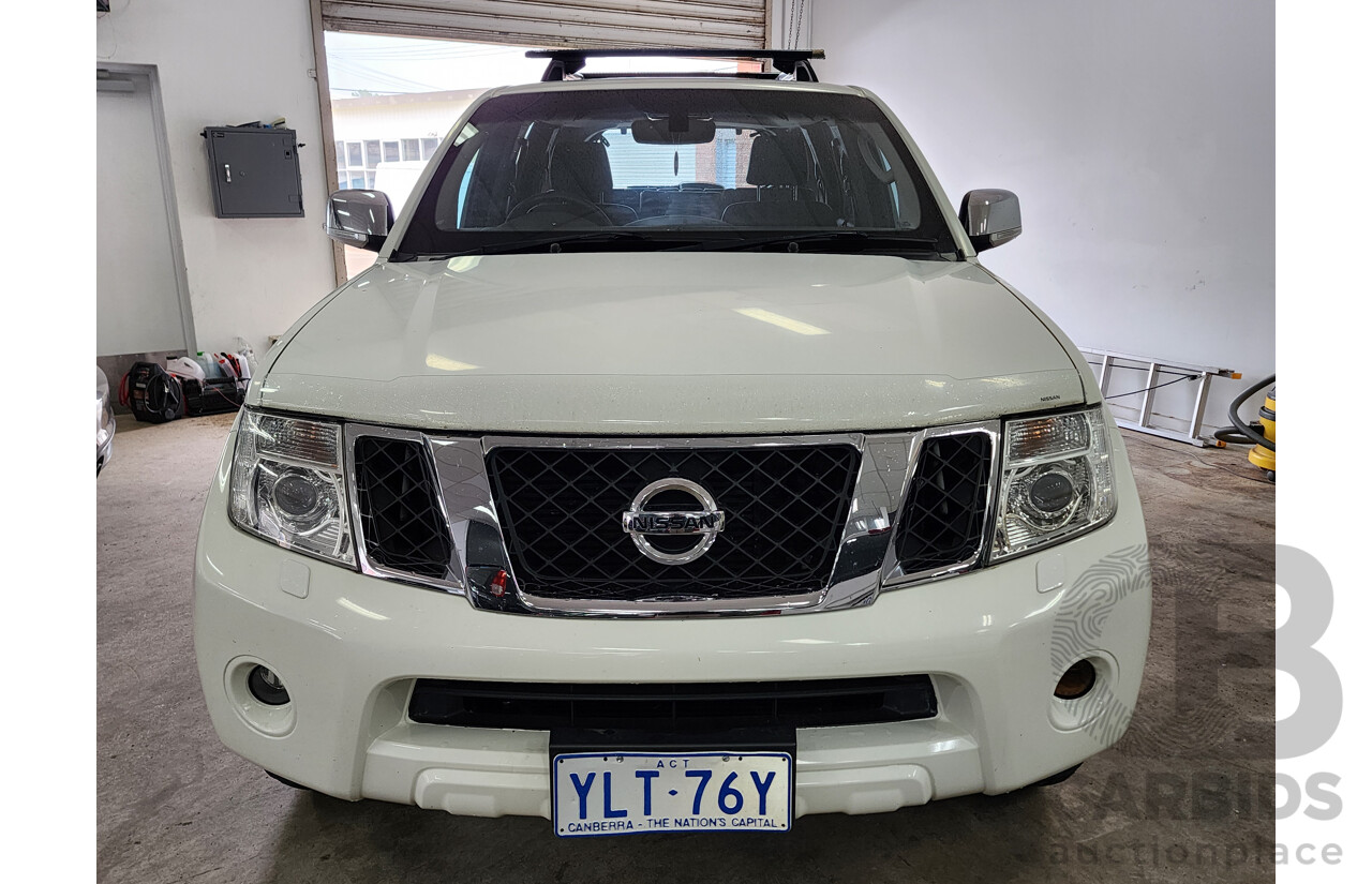 5/2012 Nissan Pathfinder Ti (4x4) R51 SERIES 4 4d Wagon White 2.5L