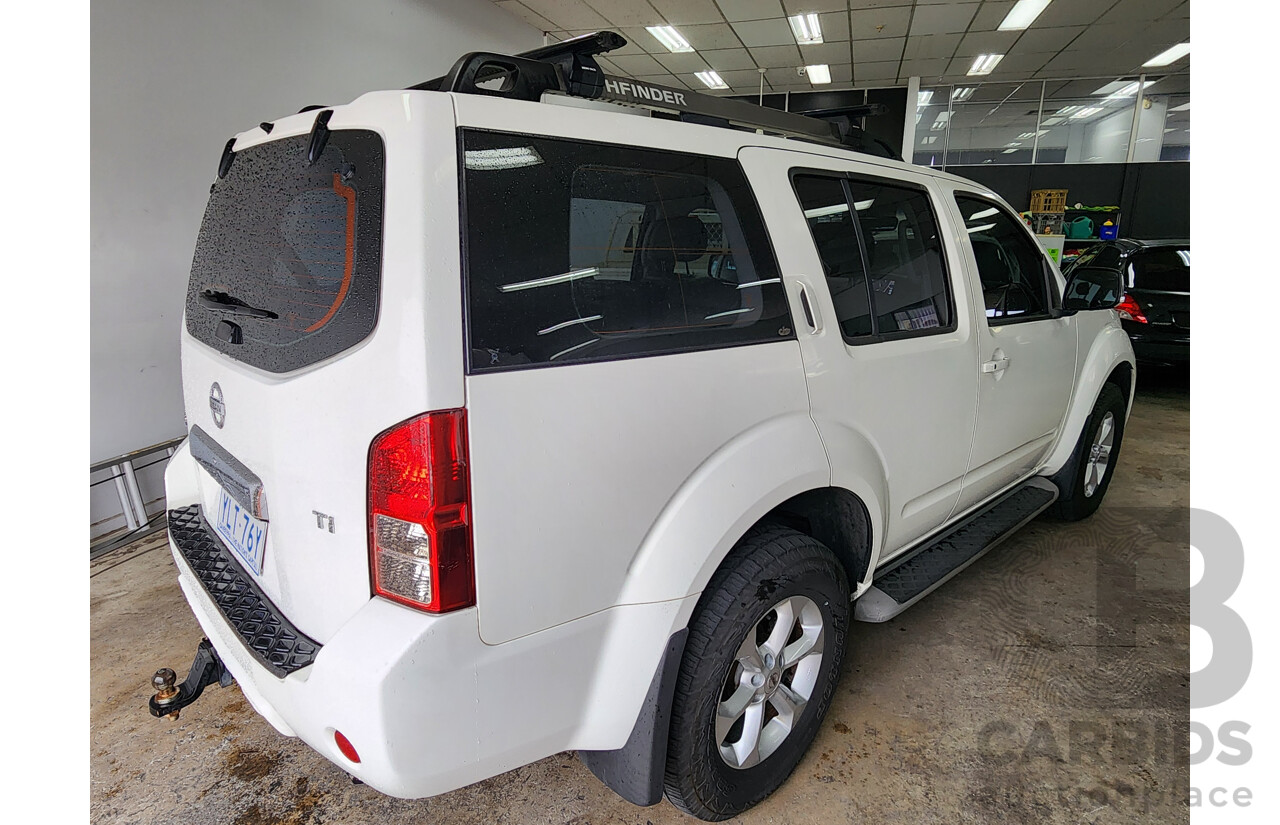 5/2012 Nissan Pathfinder Ti (4x4) R51 SERIES 4 4d Wagon White 2.5L
