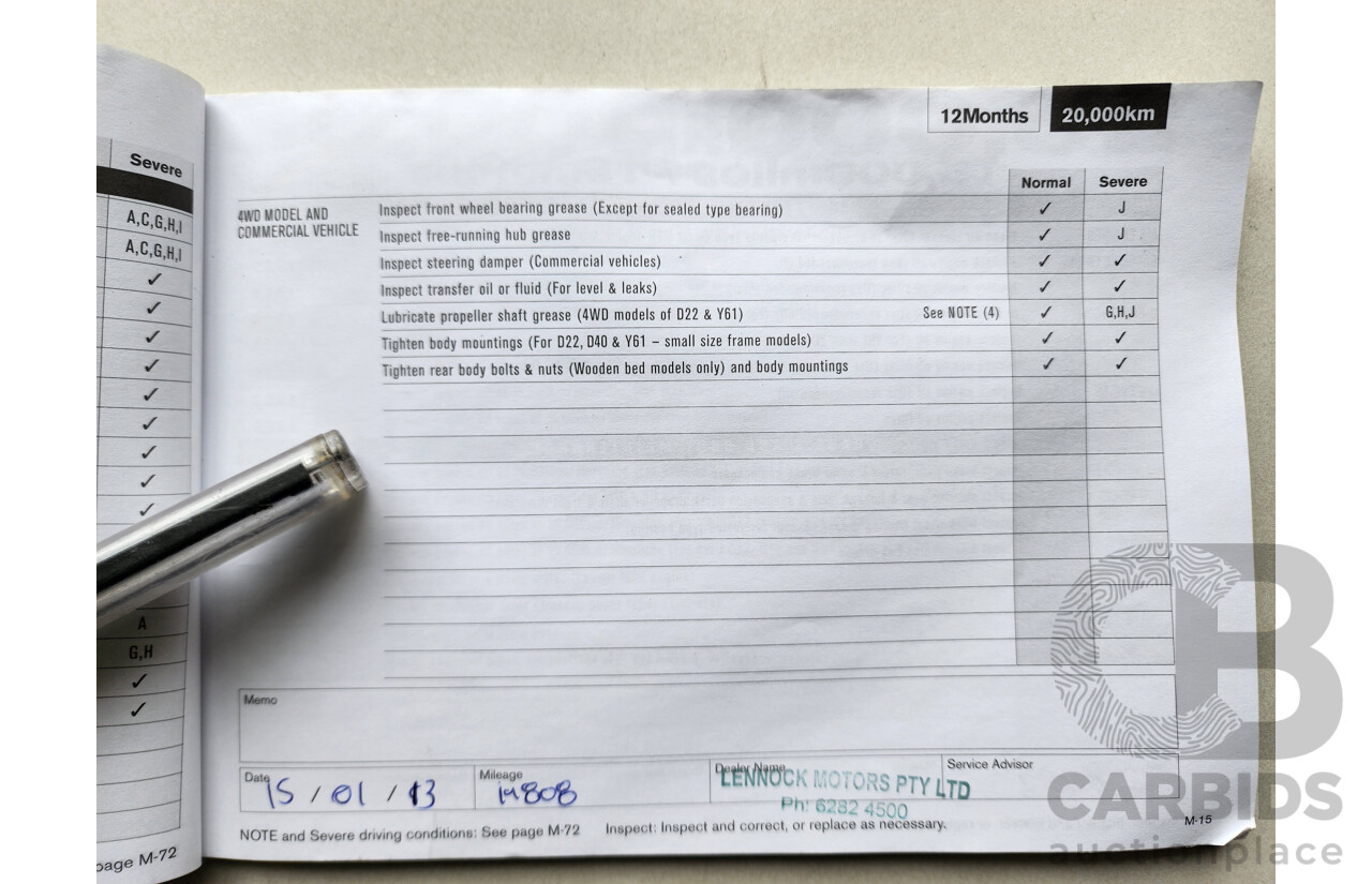 5/2012 Nissan Pathfinder Ti (4x4) R51 SERIES 4 4d Wagon White 2.5L