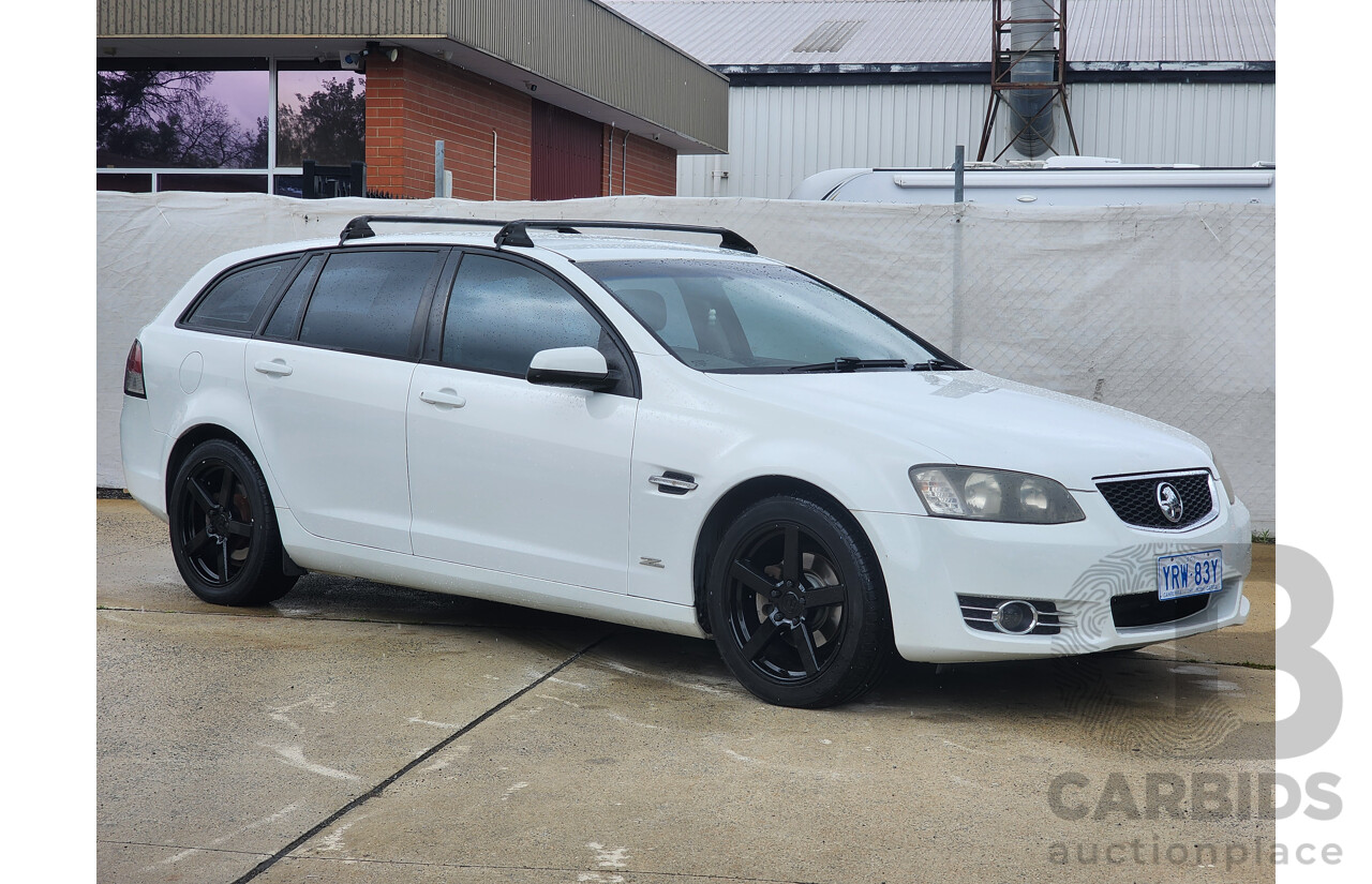 10/2012 Holden Commodore Omega VE II MY12 4d Sportwagon White 3.0L