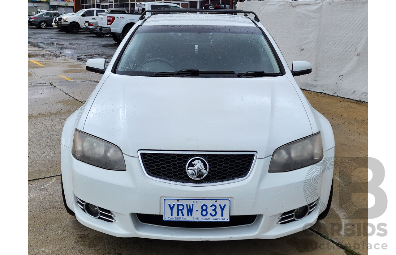 10/2012 Holden Commodore Omega VE II MY12 4d Sportwagon White 3.0L