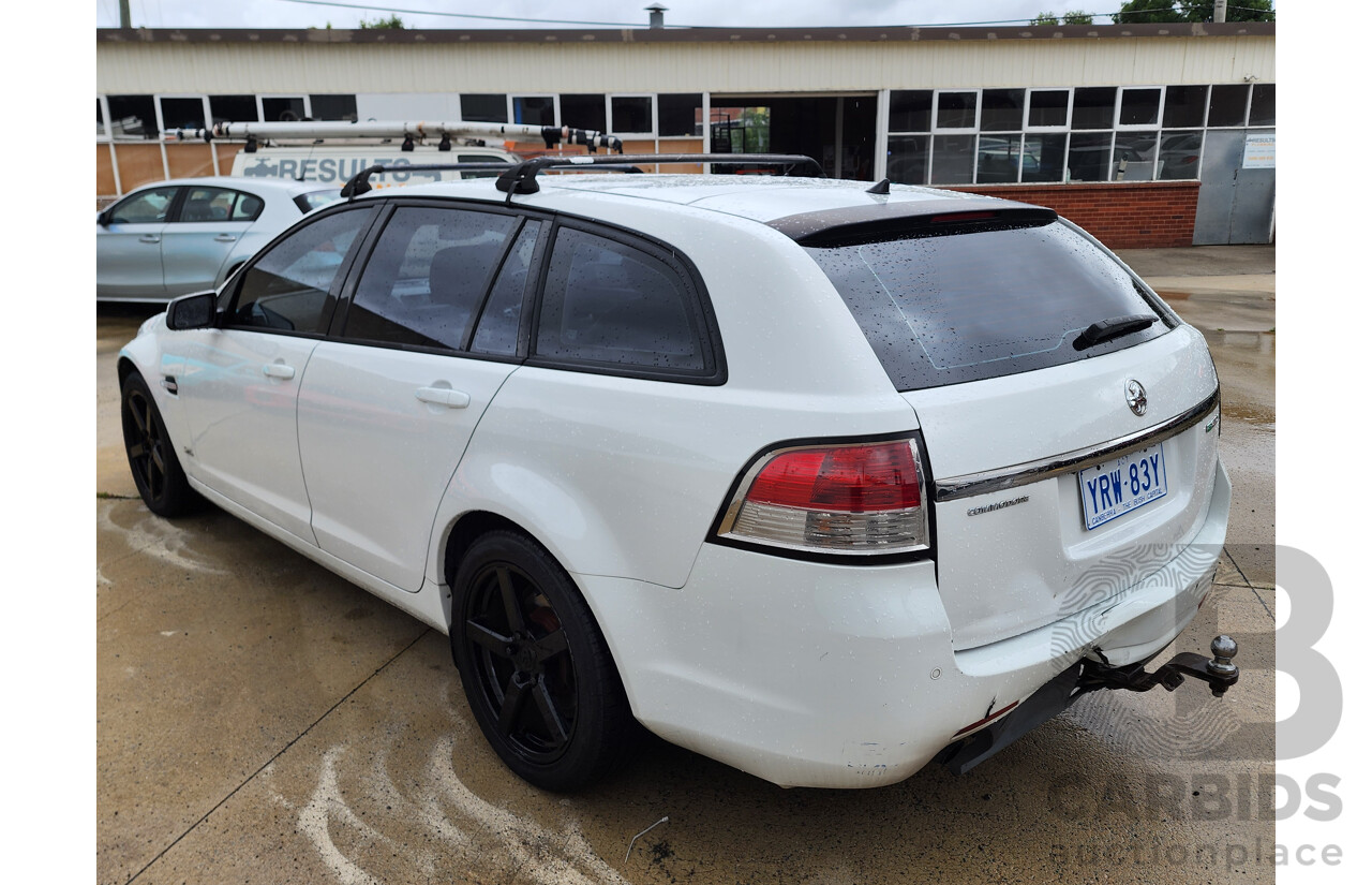 10/2012 Holden Commodore Omega VE II MY12 4d Sportwagon White 3.0L