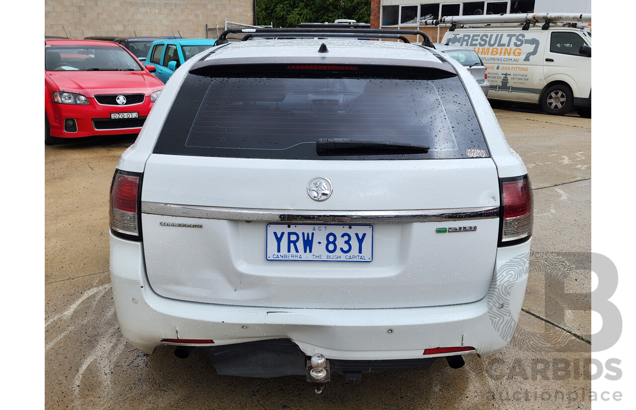 10/2012 Holden Commodore Omega VE II MY12 4d Sportwagon White 3.0L