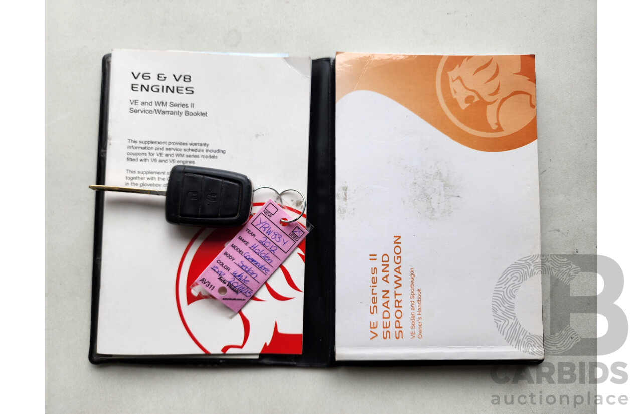 10/2012 Holden Commodore Omega VE II MY12 4d Sportwagon White 3.0L