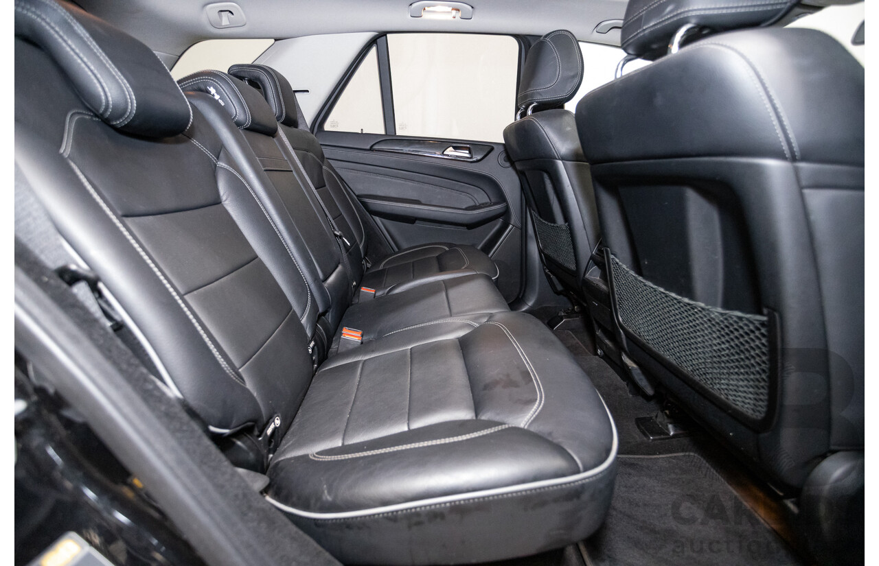 04/2012 Mercedes-Benz ML350 AMG Pack CDI Bluetec (4x4) 166 4d Wagon Obsidian Black Metallic Turbo Diesel 3.0L