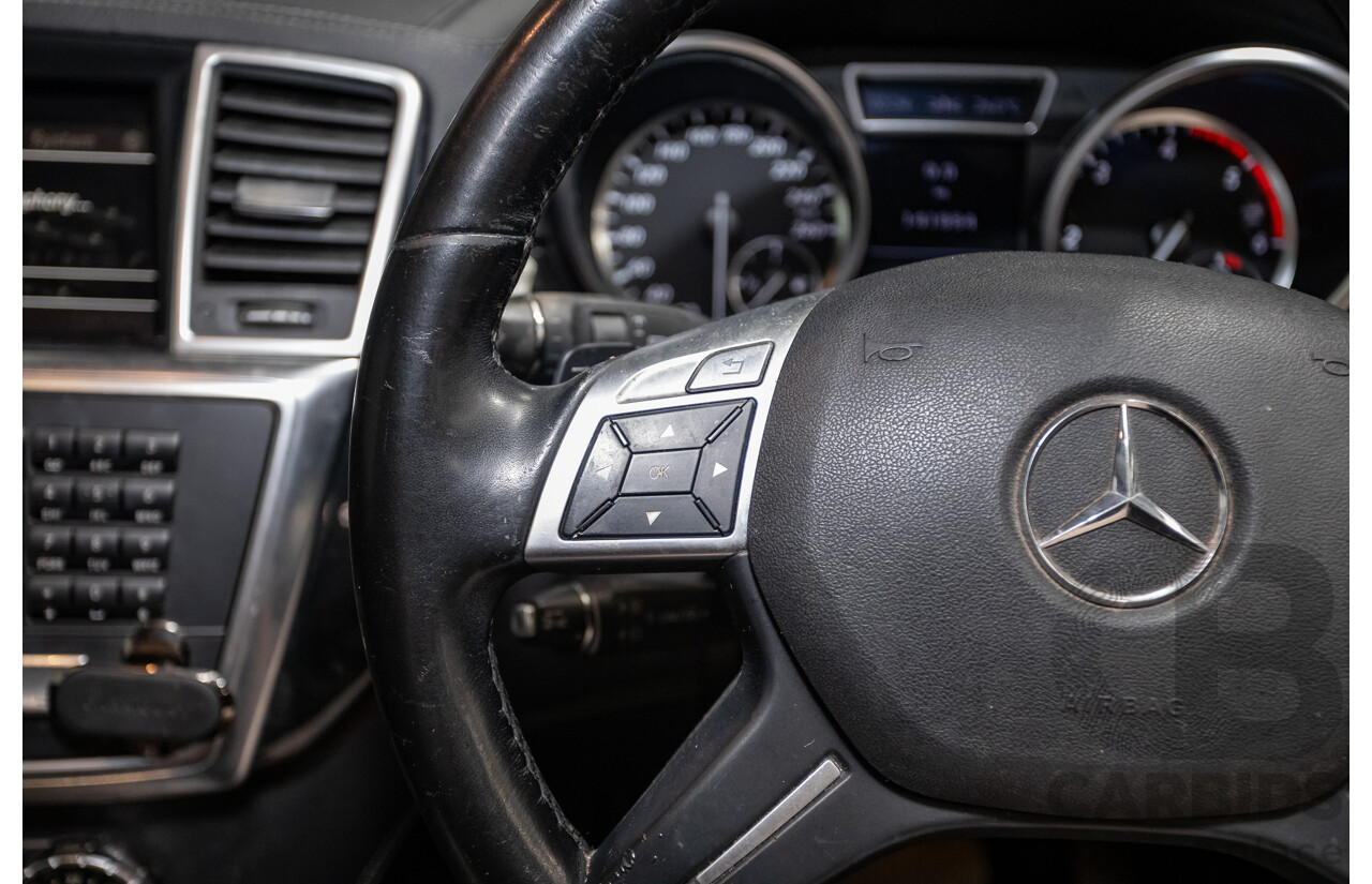 04/2012 Mercedes-Benz ML350 AMG Pack CDI Bluetec (4x4) 166 4d Wagon Obsidian Black Metallic Turbo Diesel 3.0L