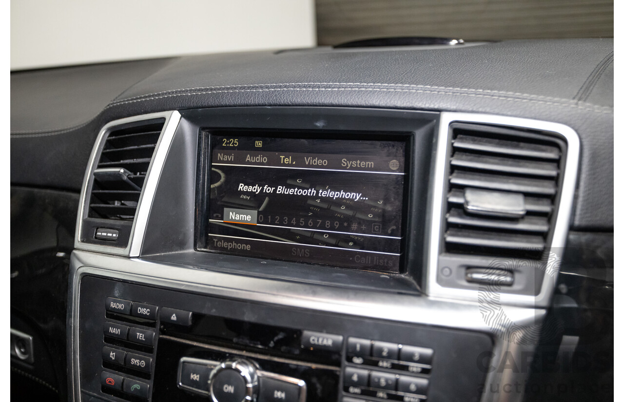 04/2012 Mercedes-Benz ML350 AMG Pack CDI Bluetec (4x4) 166 4d Wagon Obsidian Black Metallic Turbo Diesel 3.0L