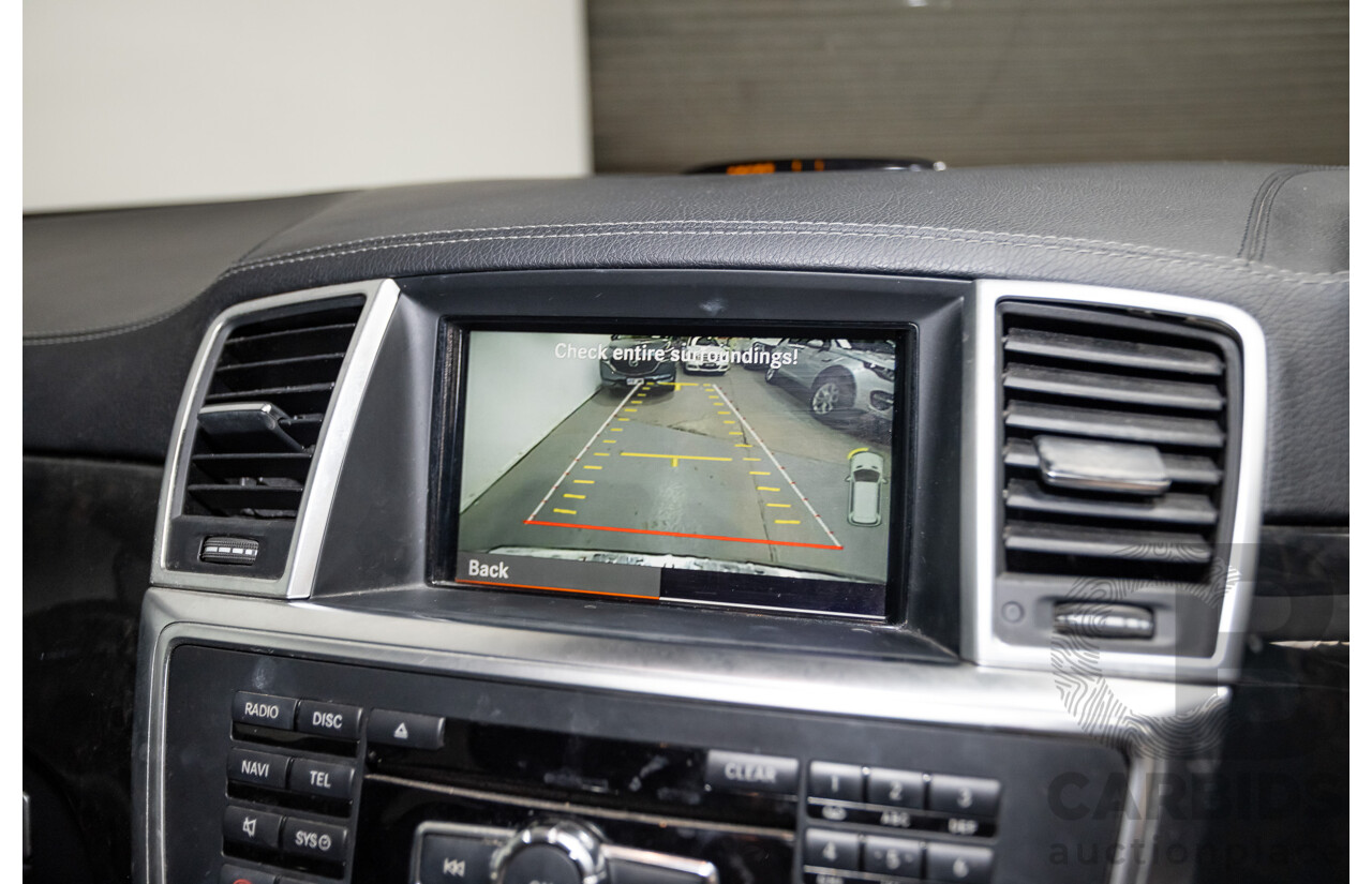 04/2012 Mercedes-Benz ML350 AMG Pack CDI Bluetec (4x4) 166 4d Wagon Obsidian Black Metallic Turbo Diesel 3.0L