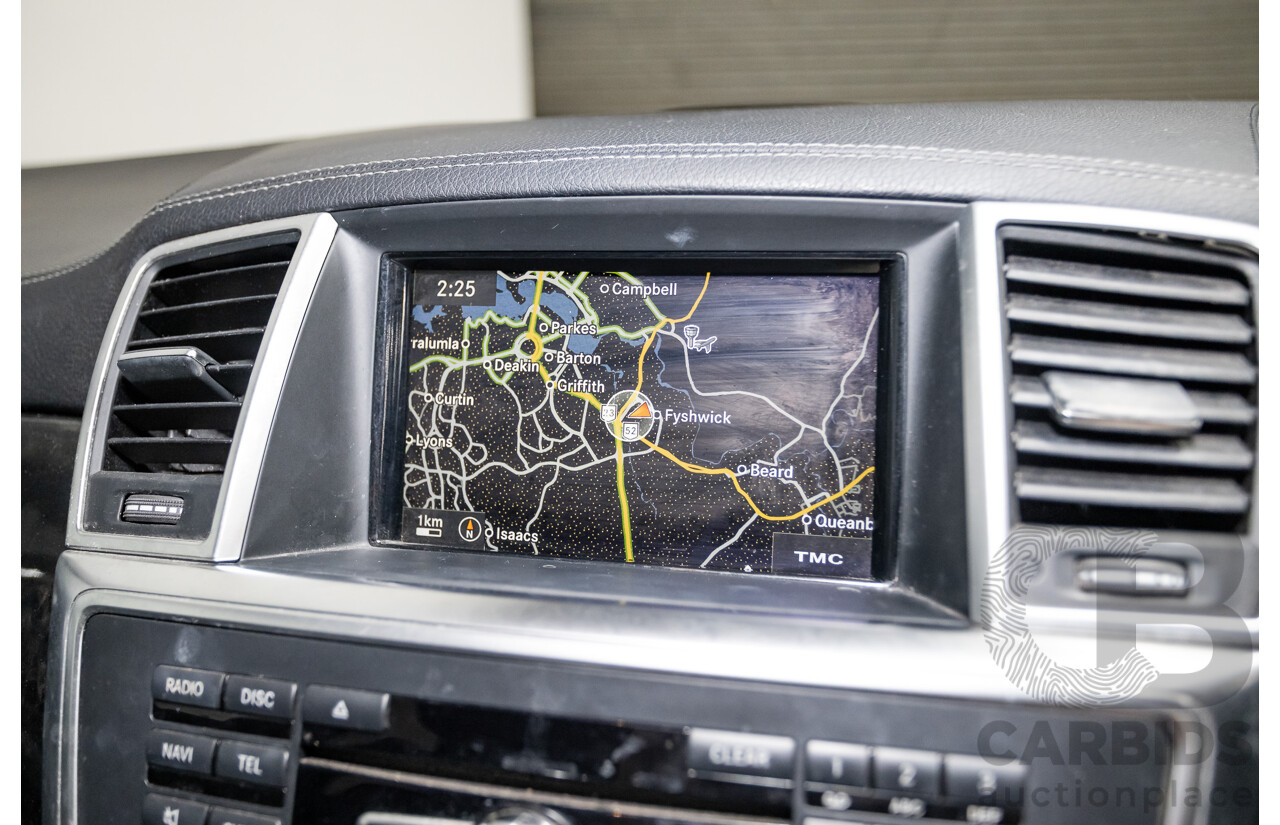 04/2012 Mercedes-Benz ML350 AMG Pack CDI Bluetec (4x4) 166 4d Wagon Obsidian Black Metallic Turbo Diesel 3.0L