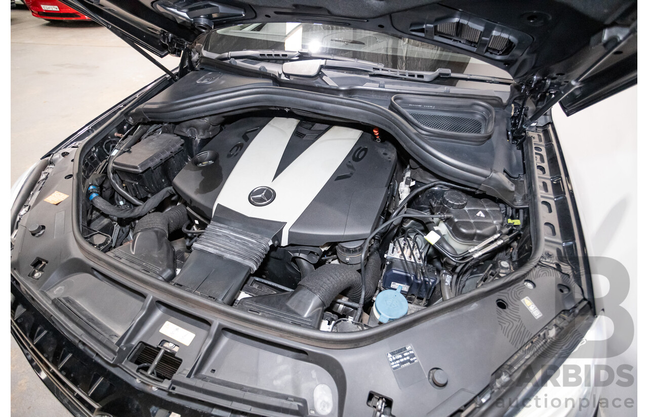 04/2012 Mercedes-Benz ML350 AMG Pack CDI Bluetec (4x4) 166 4d Wagon Obsidian Black Metallic Turbo Diesel 3.0L