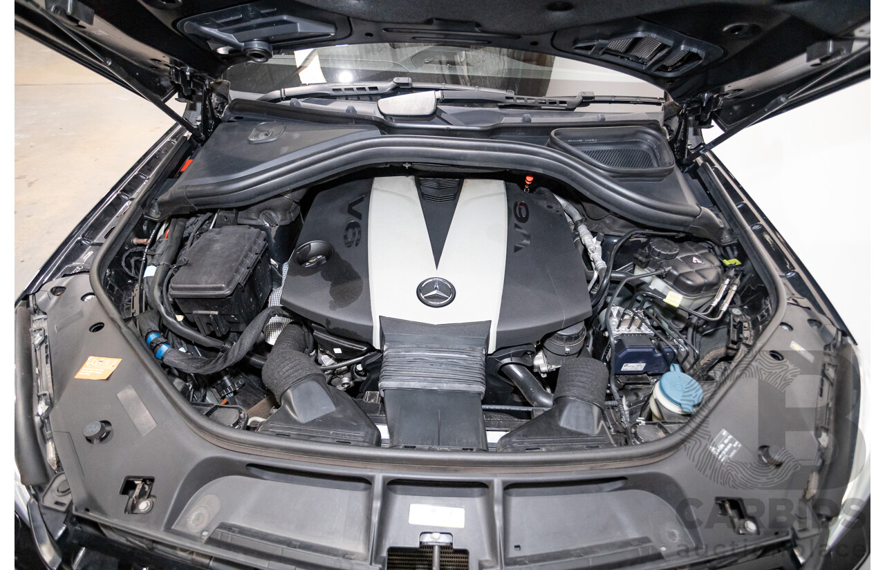 04/2012 Mercedes-Benz ML350 AMG Pack CDI Bluetec (4x4) 166 4d Wagon Obsidian Black Metallic Turbo Diesel 3.0L