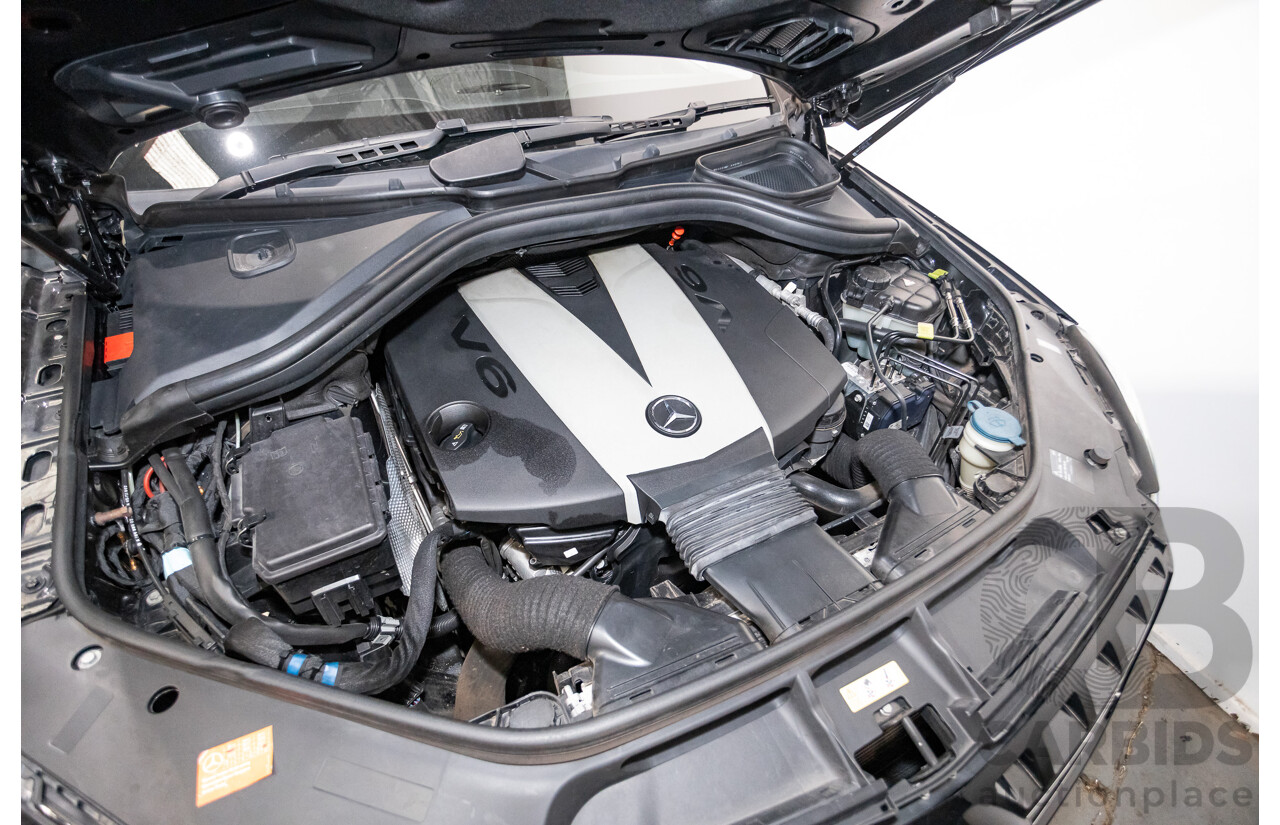 04/2012 Mercedes-Benz ML350 AMG Pack CDI Bluetec (4x4) 166 4d Wagon Obsidian Black Metallic Turbo Diesel 3.0L