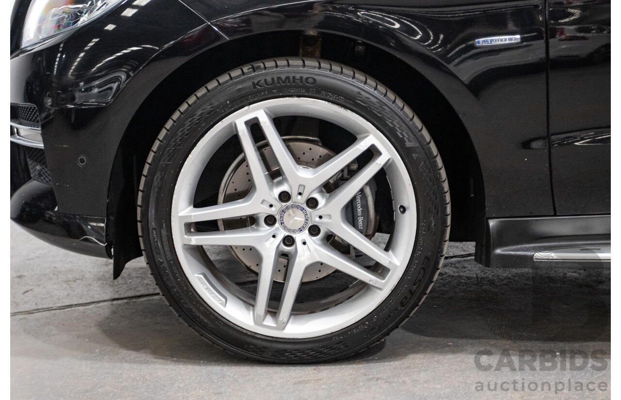 04/2012 Mercedes-Benz ML350 AMG Pack CDI Bluetec (4x4) 166 4d Wagon Obsidian Black Metallic Turbo Diesel 3.0L