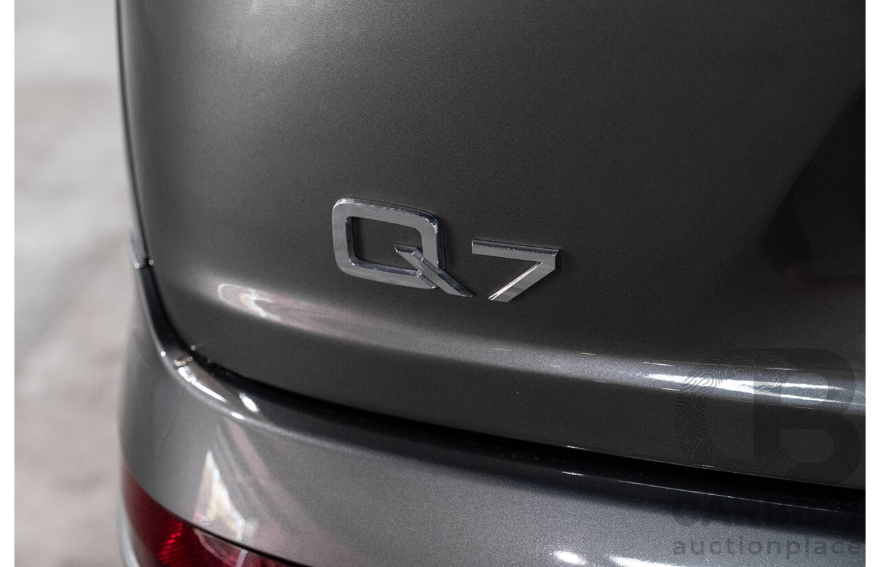 10/2015 Audi Q7 3.0 TDI Quattro (AWD) MY16 4M 4d Wagon Graphite Grey Metallic Turbo Diesel V6 3.0L