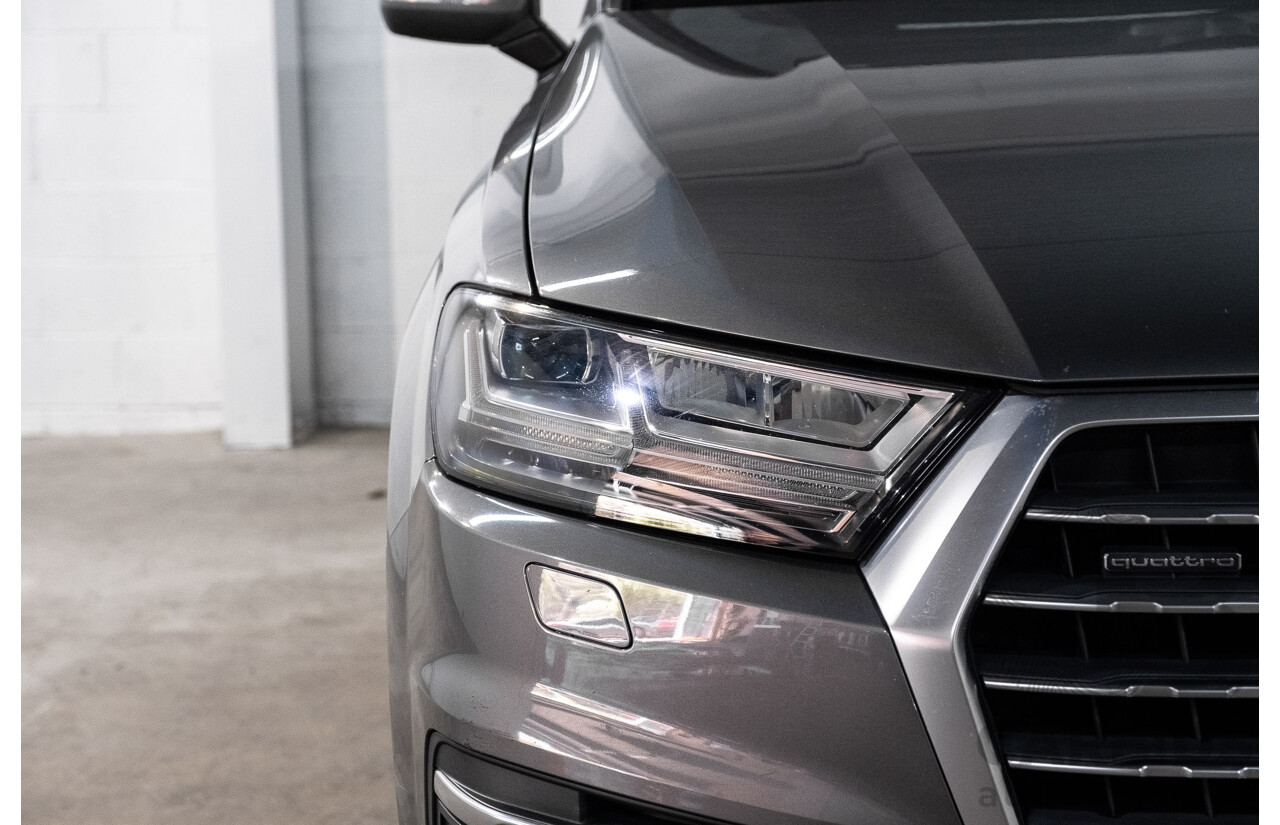 10/2015 Audi Q7 3.0 TDI Quattro (AWD) MY16 4M 4d Wagon Graphite Grey Metallic Turbo Diesel V6 3.0L