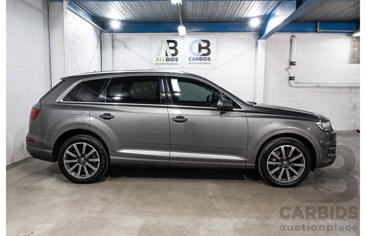 10/2015 Audi Q7 3.0 TDI Quattro (AWD) MY16 4M 4d Wagon Graphite Grey Metallic Turbo Diesel V6 3.0L