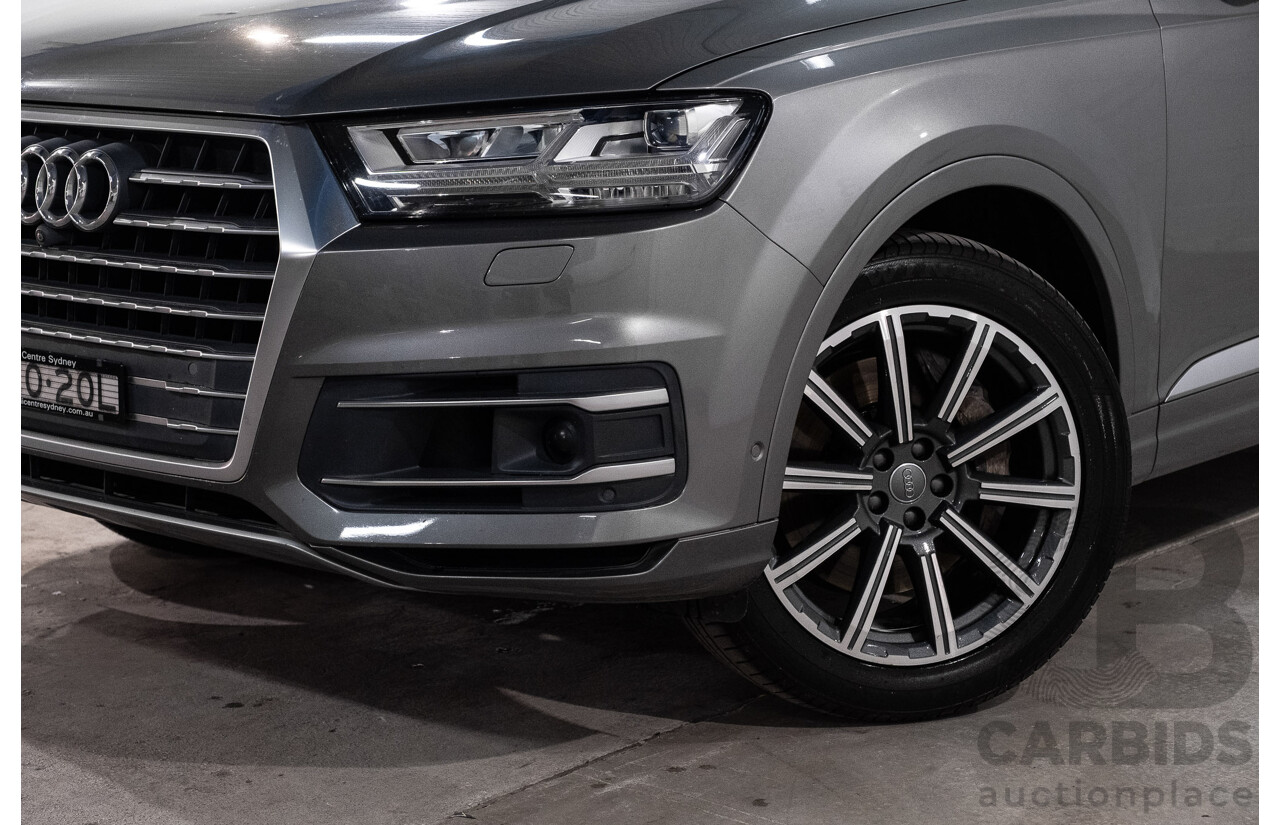 10/2015 Audi Q7 3.0 TDI Quattro (AWD) MY16 4M 4d Wagon Graphite Grey Metallic Turbo Diesel V6 3.0L