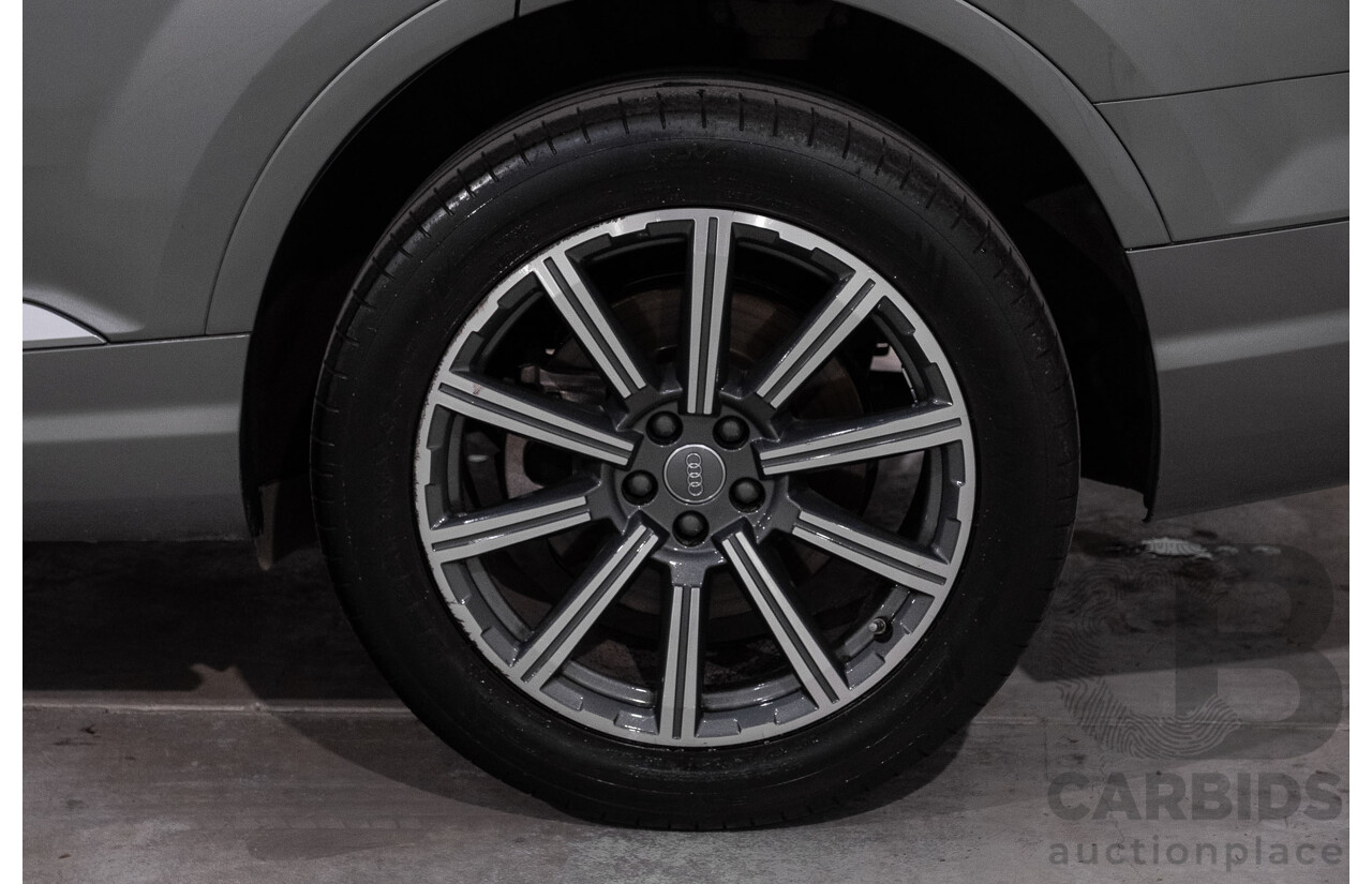 10/2015 Audi Q7 3.0 TDI Quattro (AWD) MY16 4M 4d Wagon Graphite Grey Metallic Turbo Diesel V6 3.0L