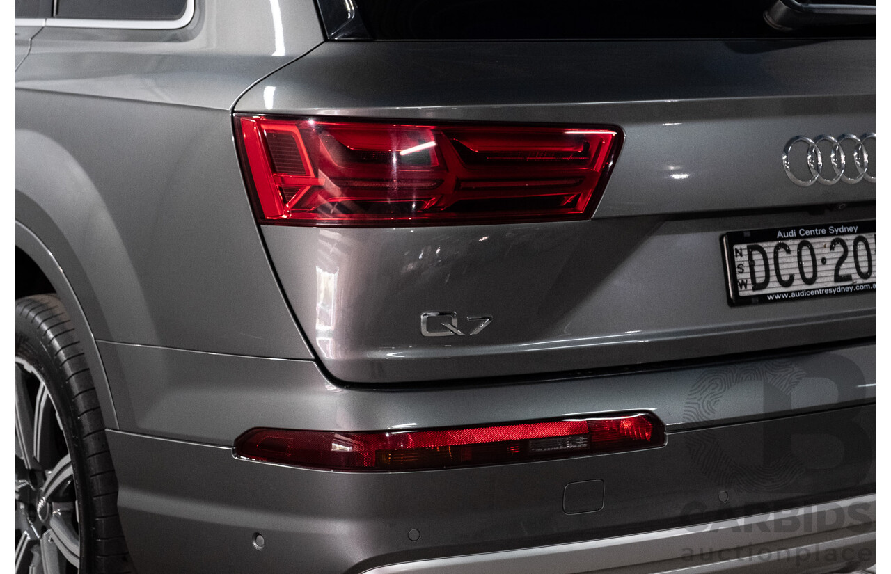 10/2015 Audi Q7 3.0 TDI Quattro (AWD) MY16 4M 4d Wagon Graphite Grey Metallic Turbo Diesel V6 3.0L