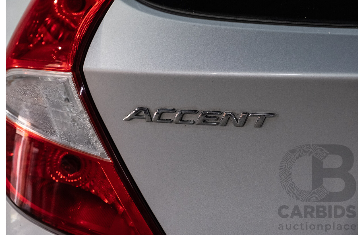 08/2017 Hyundai Accent Sport (FWD) RB6 MY18 5d Hatchback Lake Silver 1.6L