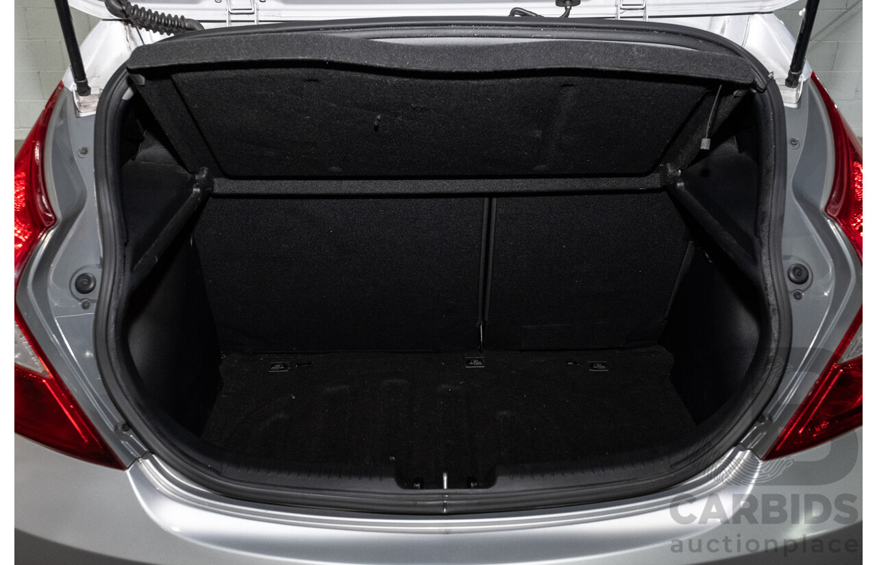 08/2017 Hyundai Accent Sport (FWD) RB6 MY18 5d Hatchback Lake Silver 1.6L