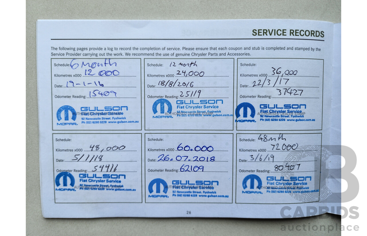 7/2014 Jeep Cherokee Longitude (4x4) KL 4d Wagon White 3.2L