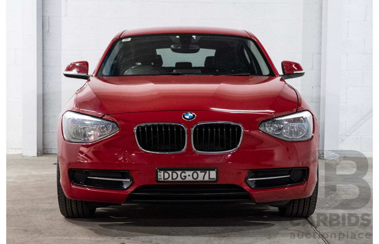 4/2015 BMW 116i Sportline F20 MY15 5d Hatchback Crimson Red Turbo 1.6L