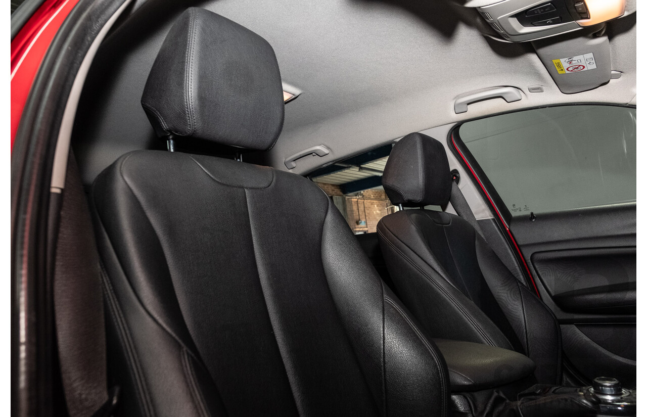 4/2015 BMW 116i Sportline F20 MY15 5d Hatchback Crimson Red Turbo 1.6L