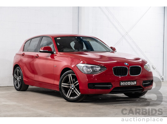 4/2015 BMW 116i Sportline F20 MY15 5d Hatchback Crimson Red Turbo 1.6L