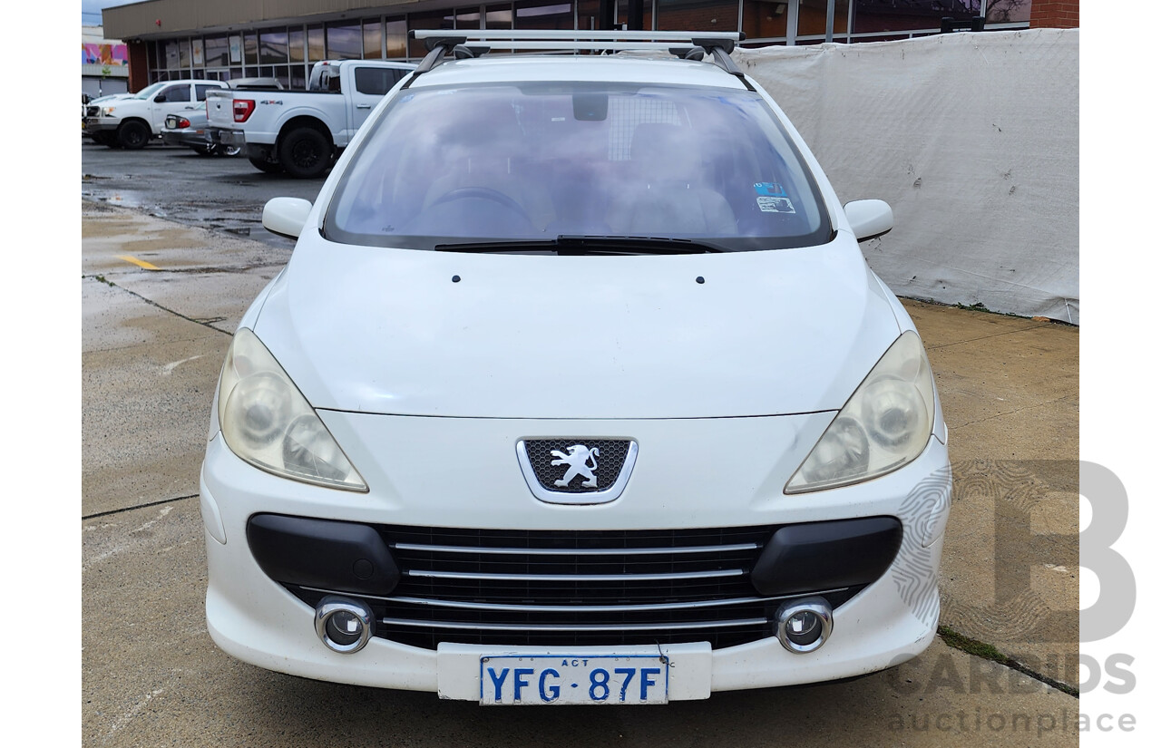 10/2007 Peugeot 307 XSE HDi 2.0 Touring MY06 UPGRADE 4d Wagon White 2.0L