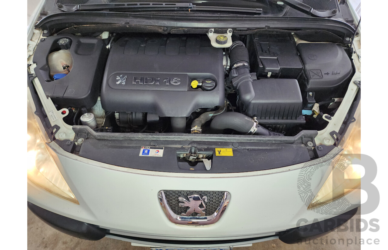 10/2007 Peugeot 307 XSE HDi 2.0 Touring MY06 UPGRADE 4d Wagon White 2.0L