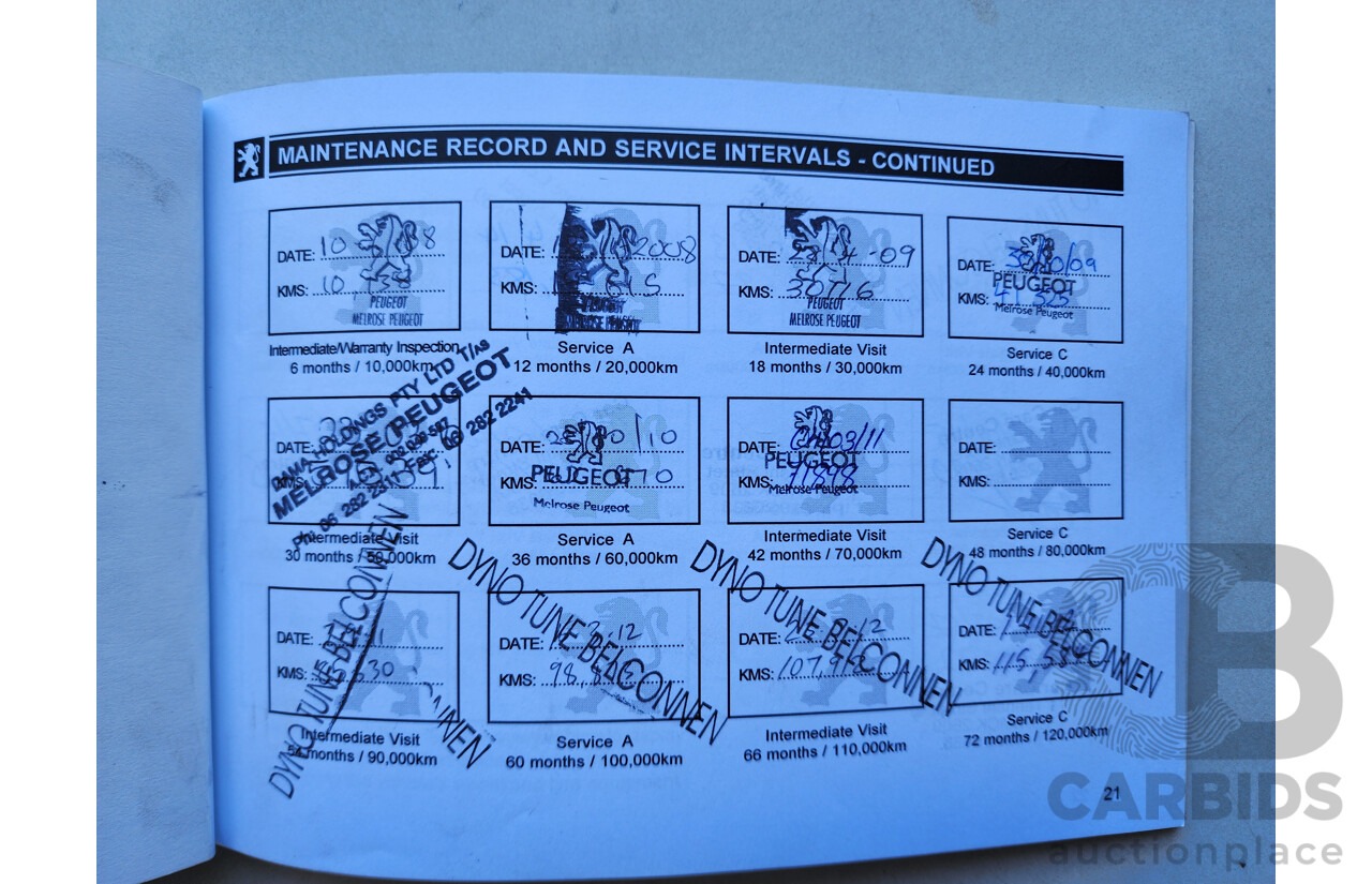 10/2007 Peugeot 307 XSE HDi 2.0 Touring MY06 UPGRADE 4d Wagon White 2.0L