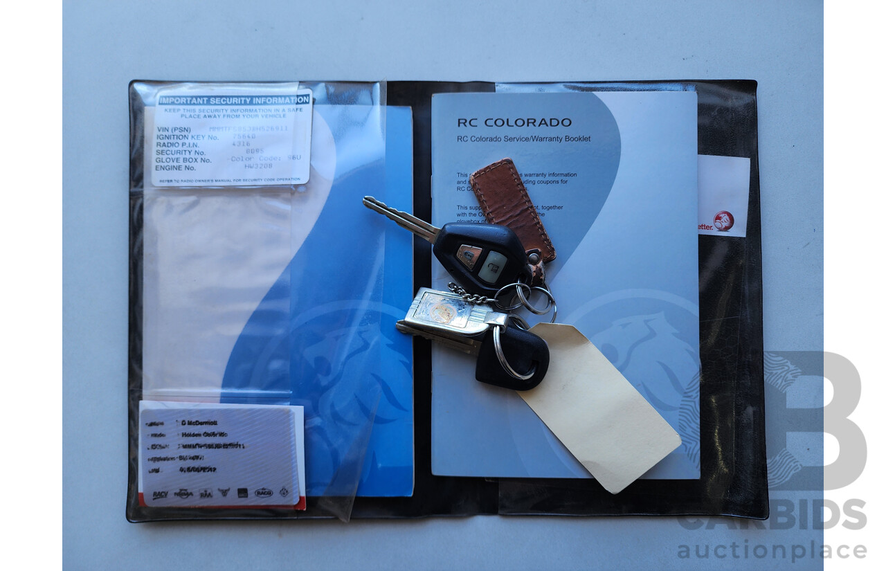 3/2011 Holden Colorado LX (4x4) RC MY11 Crew Cab P/Up White 3.0L