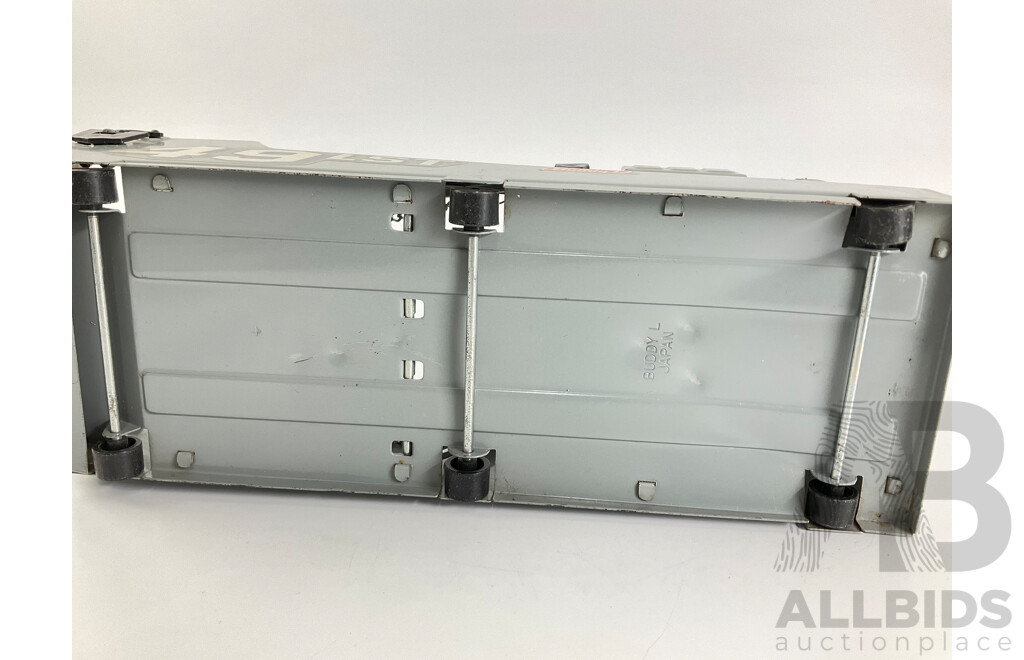 Vintage Buddy L Pressed Steel Navy Landing Boat 49 LST, Made in Japan