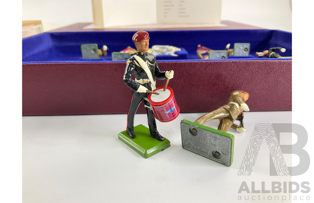 Vintage William Britain Cast Lead Limited Edition Parachute Regiment, 1990 Celebration of the 50th Anniversary of the Para, Made in England