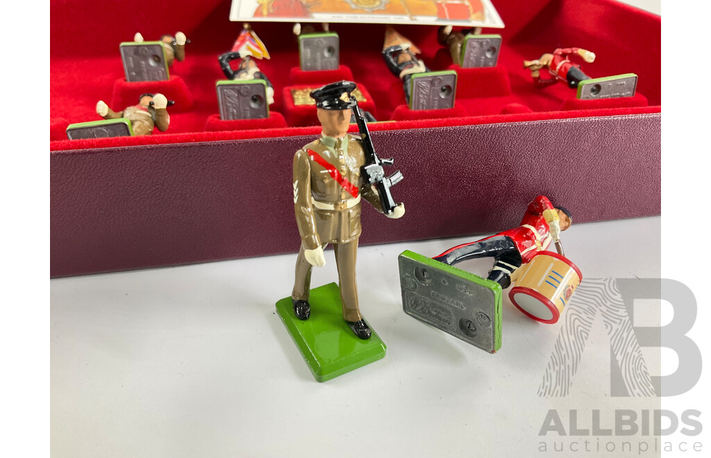 Vintage William Britain Cast Lead Limited Edition 22nd Cheshire Regiment, 300 Year Anniversary Commemorative, Made in England